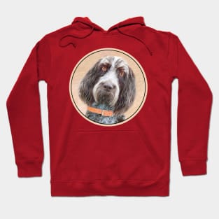 Spinone Italiano Painting - Cute Original Dog Art Hoodie